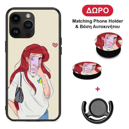 Walking Mermaid - Θήκη Κινητού + Δώρο Phone Holder & Βάση Αυτοκινήτου