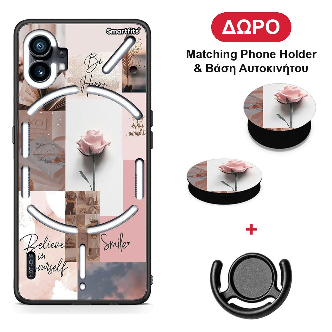 Aesthetic Collage - Nothing Phone 1 θήκη + Δώρο Phone Holder & Βάση Αυτοκινήτου