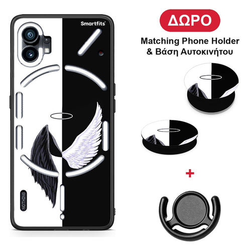 Angels Demons - Nothing Phone 1 θήκη + Δώρο Phone Holder & Βάση Αυτοκινήτου