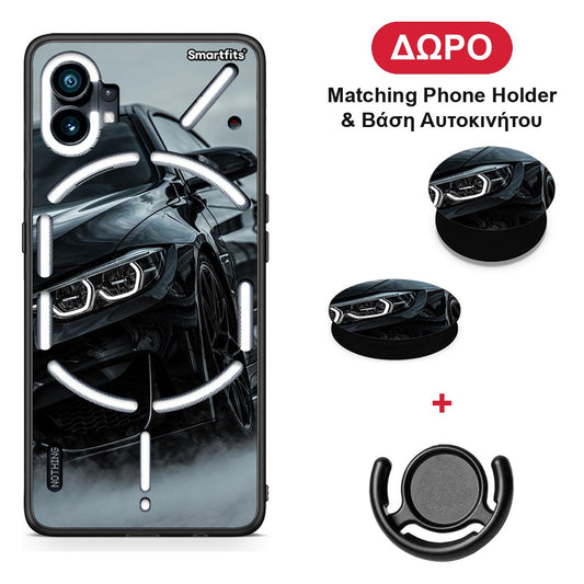 Black BMW - Nothing Phone 1 θήκη + Δώρο Phone Holder & Βάση Αυτοκινήτου