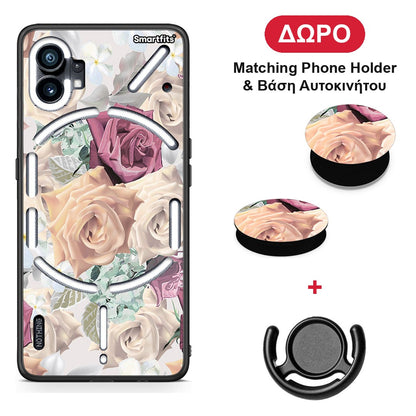 Floral Bouquet - Nothing Phone 1 θήκη + Δώρο Phone Holder & Βάση Αυτοκινήτου