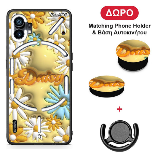 Bubble Daisies - Nothing Phone 1 θήκη + Δώρο Phone Holder & Βάση Αυτοκινήτου