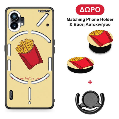 Fries Before Guys - Nothing Phone 1 θήκη + Δώρο Phone Holder & Βάση Αυτοκινήτου