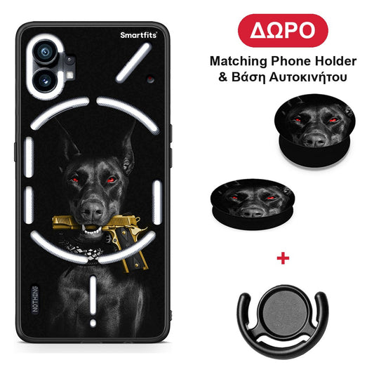 Golden Gun - Nothing Phone 1 θήκη + Δώρο Phone Holder & Βάση Αυτοκινήτου