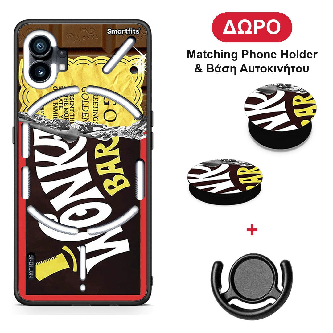 Golden Ticket - Nothing Phone 1 θήκη + Δώρο Phone Holder & Βάση Αυτοκινήτου