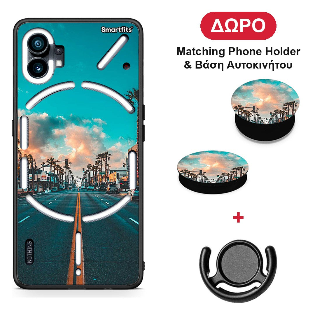 Landscape City - Nothing Phone 1 θήκη + Δώρο Phone Holder & Βάση Αυτοκινήτου