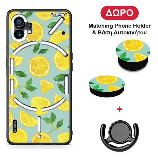 Lemons - Nothing Phone 1 θήκη + Δώρο Phone Holder & Βάση Αυτοκινήτου