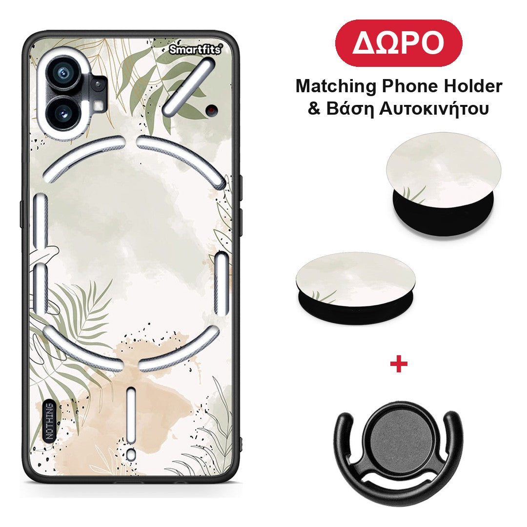 Nude Plants - Nothing Phone 1 θήκη + Δώρο Phone Holder & Βάση Αυτοκινήτου
