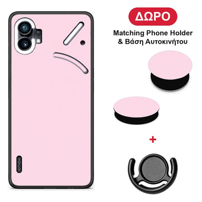 Pale Pink - Nothing Phone 1 θήκη + Δώρο Phone Holder & Βάση Αυτοκινήτου