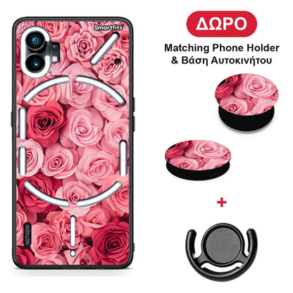 Valentine RoseGarden - Nothing Phone 1 θήκη + Δώρο Phone Holder & Βάση Αυτοκινήτου