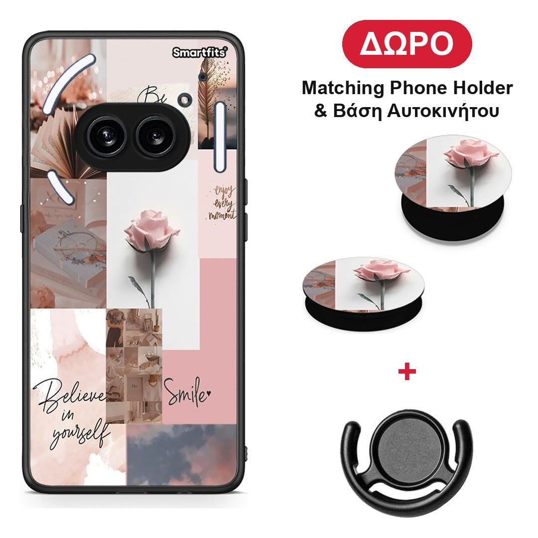 Aesthetic Collage - Nothing Phone 2a θήκη + Δώρο Phone Holder & Βάση Αυτοκινήτου