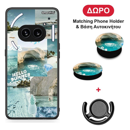 Aesthetic Summer - Nothing Phone 2a θήκη + Δώρο Phone Holder & Βάση Αυτοκινήτου