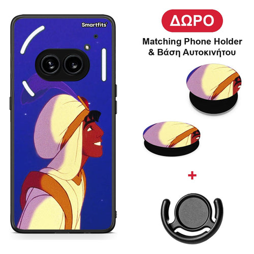 Alladin And Jasmine Love 1 - Nothing Phone 2a θήκη + Δώρο Phone Holder & Βάση Αυτοκινήτου