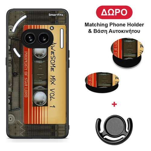 Awesome Mix - Nothing Phone 2a θήκη + Δώρο Phone Holder & Βάση Αυτοκινήτου
