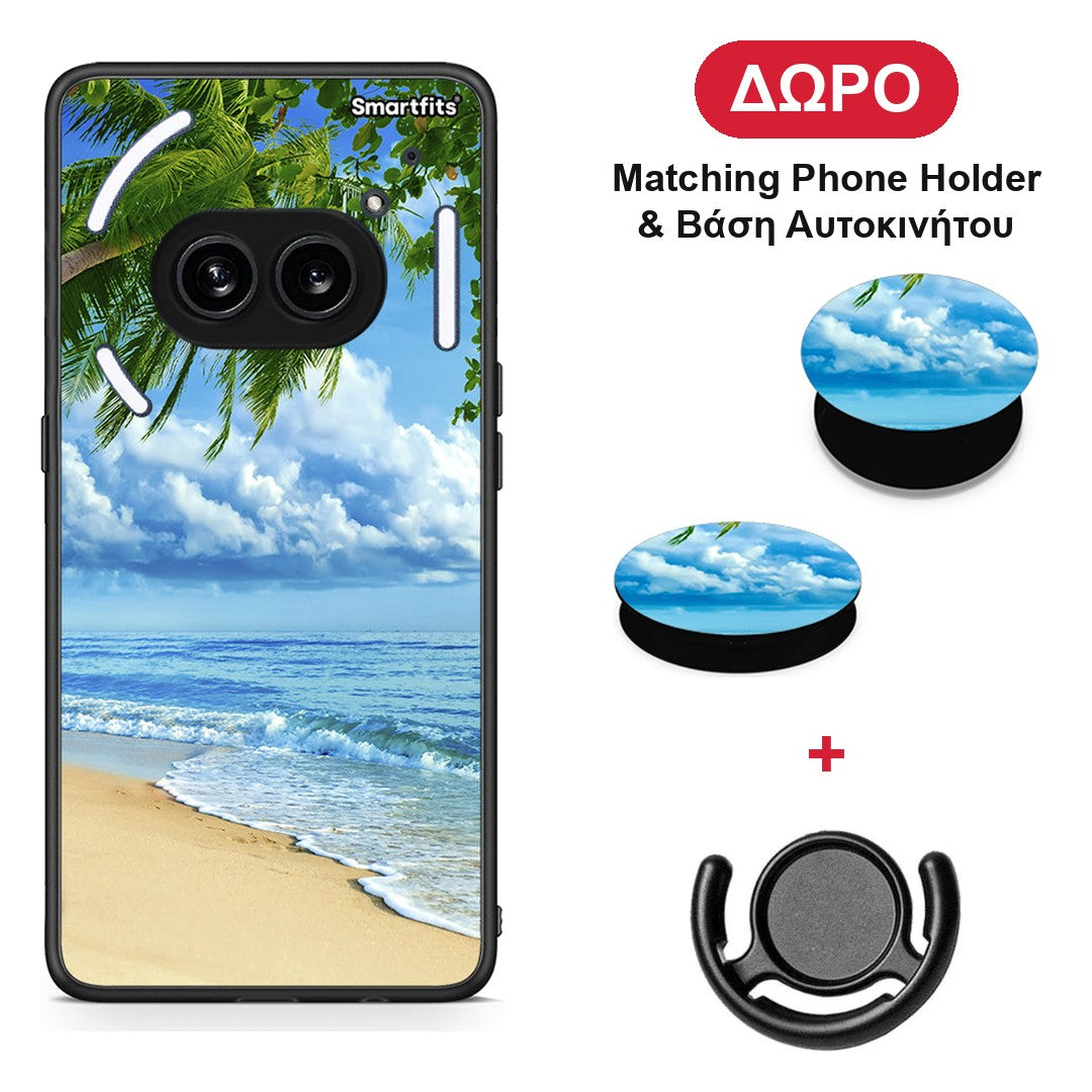 Beautiful Beach - Nothing Phone 2a θήκη + Δώρο Phone Holder & Βάση Αυτοκινήτου