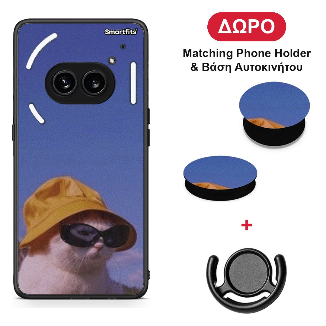 Cat Diva - Nothing Phone 2a θήκη + Δώρο Phone Holder & Βάση Αυτοκινήτου