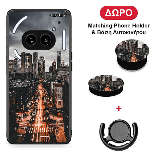 City Lights - Nothing Phone 2a θήκη + Δώρο Phone Holder & Βάση Αυτοκινήτου