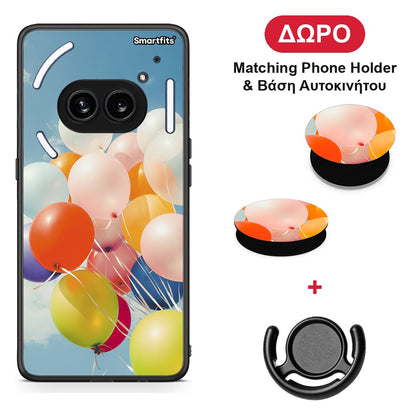 Colorful Balloons - Nothing Phone 2a θήκη + Δώρο Phone Holder & Βάση Αυτοκινήτου