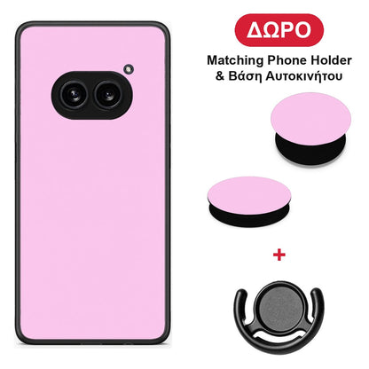 Cotton Candy Pink - Nothing Phone 2a θήκη + Δώρο Phone Holder & Βάση Αυτοκινήτου