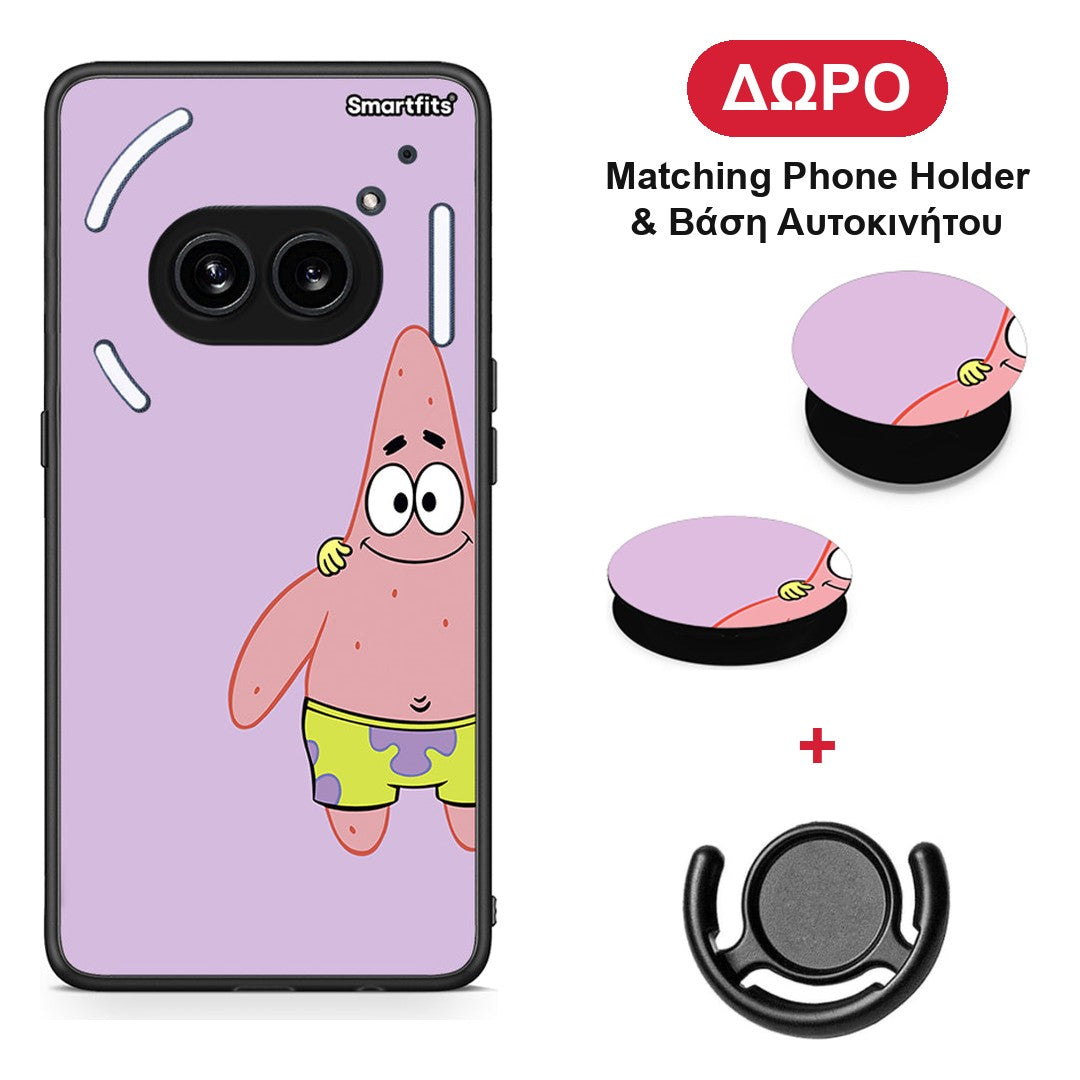 Friends Patrick - Nothing Phone 2a θήκη + Δώρο Phone Holder & Βάση Αυτοκινήτου