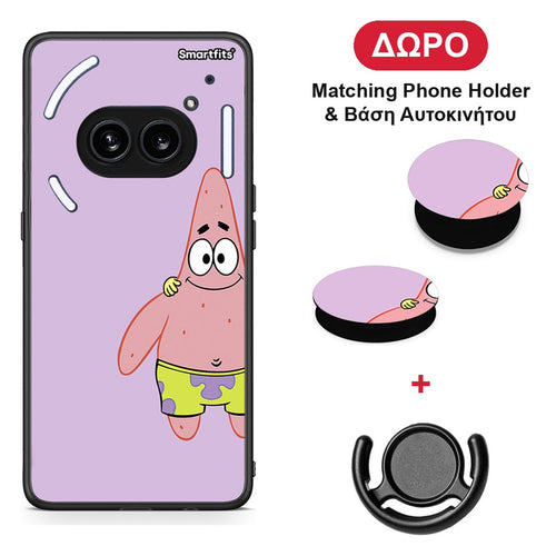 Friends Patrick - Nothing Phone 2a θήκη + Δώρο Phone Holder & Βάση Αυτοκινήτου