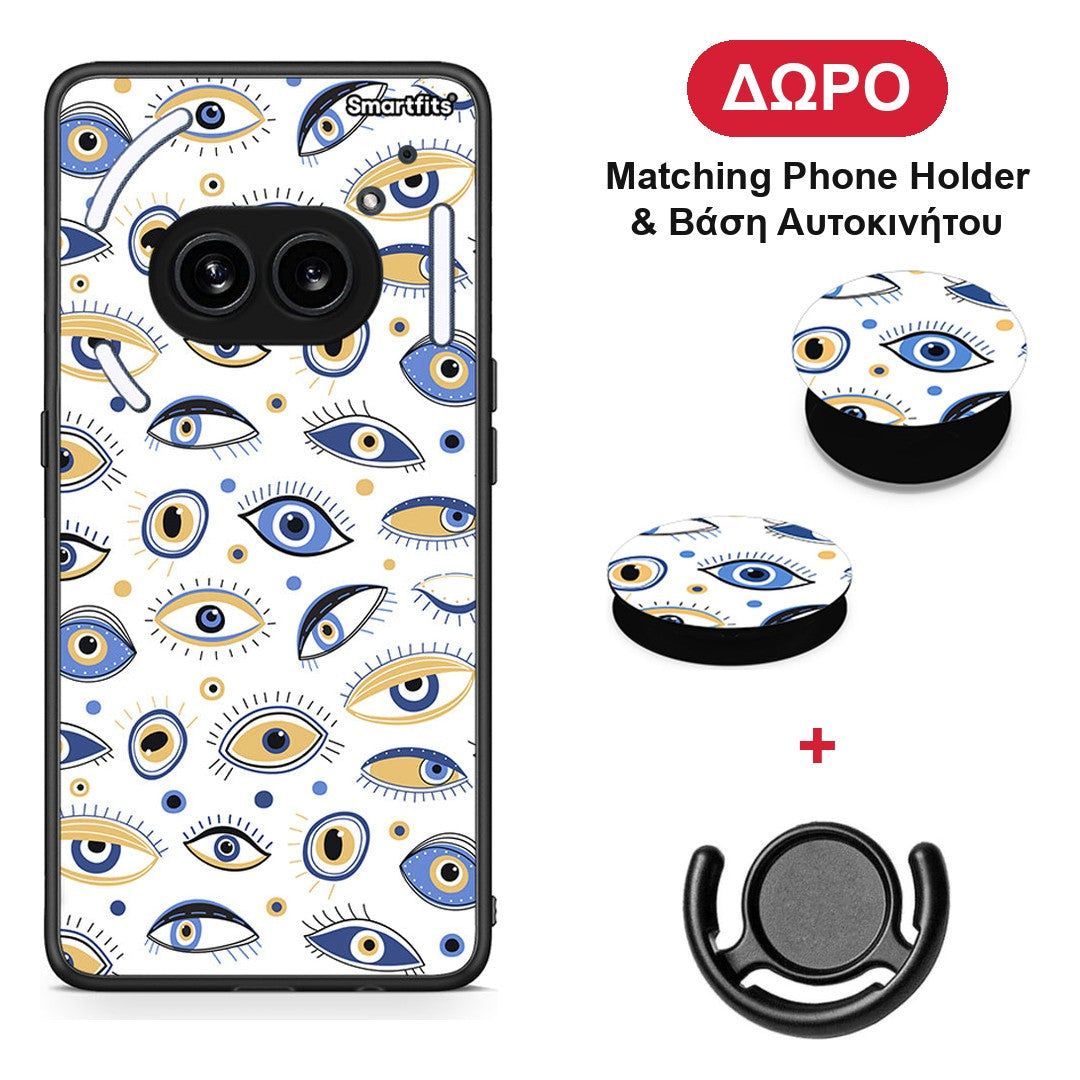 Ftou Ftou - Nothing Phone 2a θήκη + Δώρο Phone Holder & Βάση Αυτοκινήτου