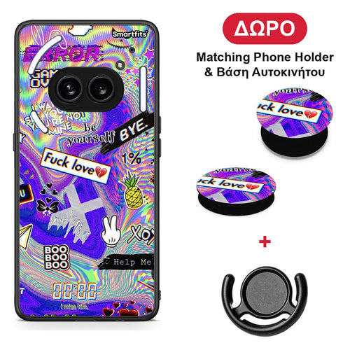 Game Over - Nothing Phone 2a θήκη + Δώρο Phone Holder & Βάση Αυτοκινήτου