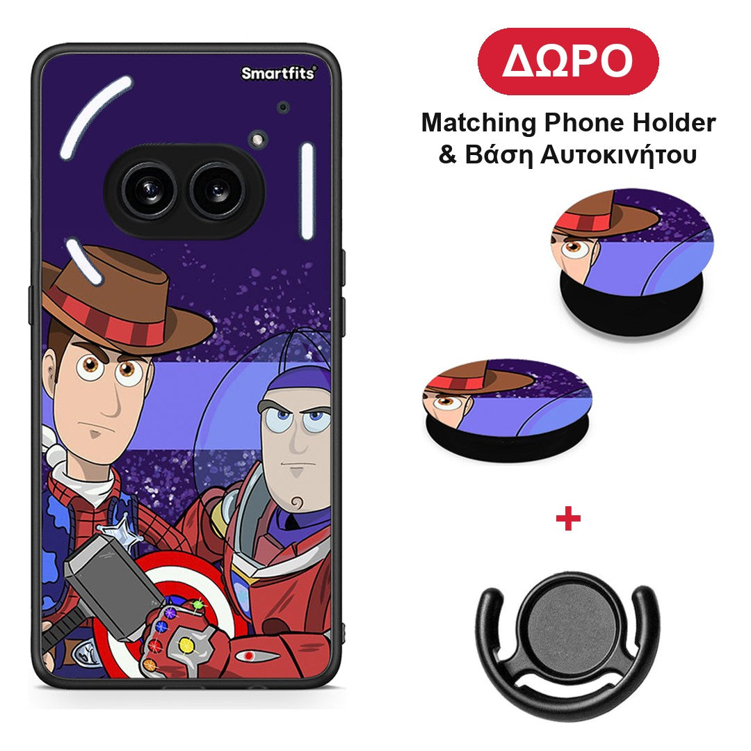 Infinity Story - Nothing Phone 2a θήκη + Δώρο Phone Holder & Βάση Αυτοκινήτου