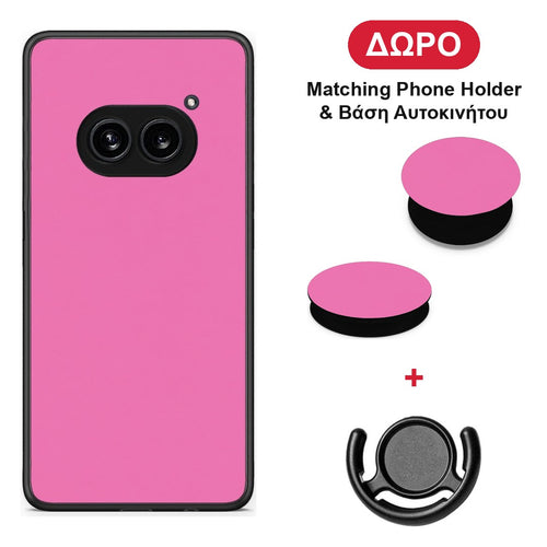 Rose Pink - Nothing Phone 2a θήκη + Δώρο Phone Holder & Βάση Αυτοκινήτου