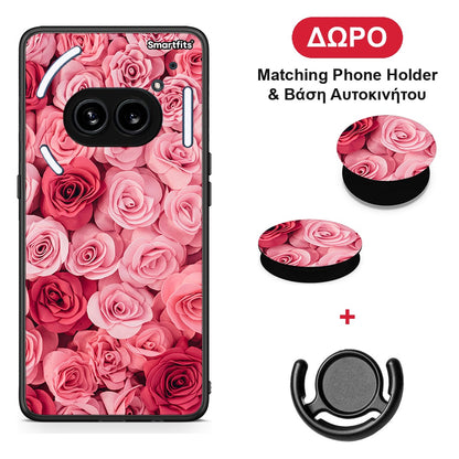 Valentine RoseGarden - Nothing Phone 2a θήκη + Δώρο Phone Holder & Βάση Αυτοκινήτου