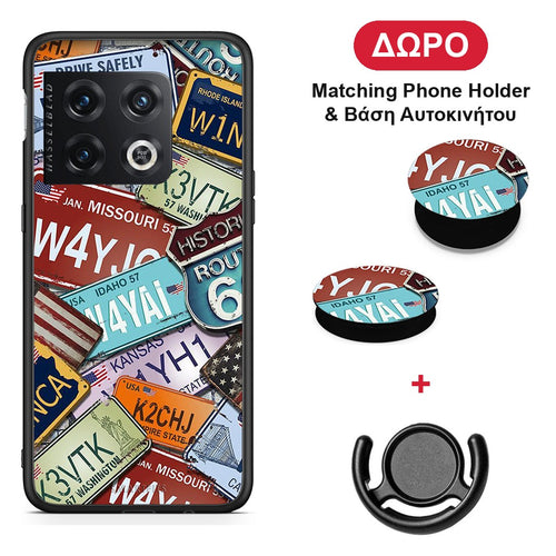 Car Plates - OnePlus 10 Pro θήκη + Δώρο Phone Holder & Βάση Αυτοκινήτου