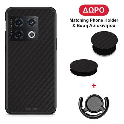 Carbon Black - OnePlus 10 Pro θήκη + Δώρο Phone Holder & Βάση Αυτοκινήτου