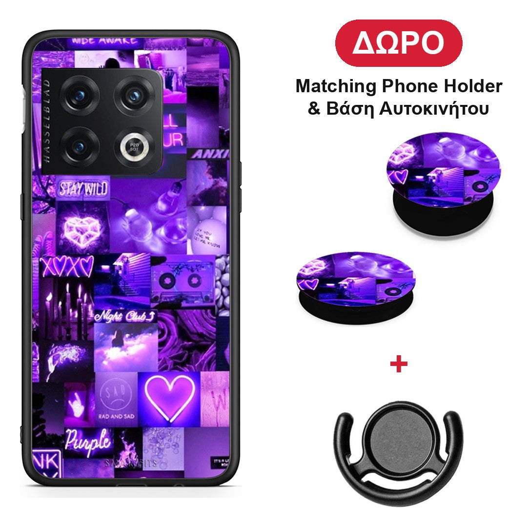 Collage Stay Wild - OnePlus 10 Pro θήκη + Δώρο Phone Holder & Βάση Αυτοκινήτου