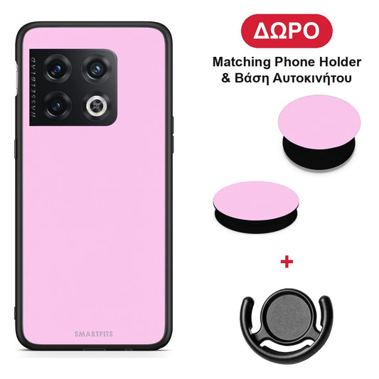 Cotton Candy Pink - OnePlus 10 Pro θήκη + Δώρο Phone Holder & Βάση Αυτοκινήτου