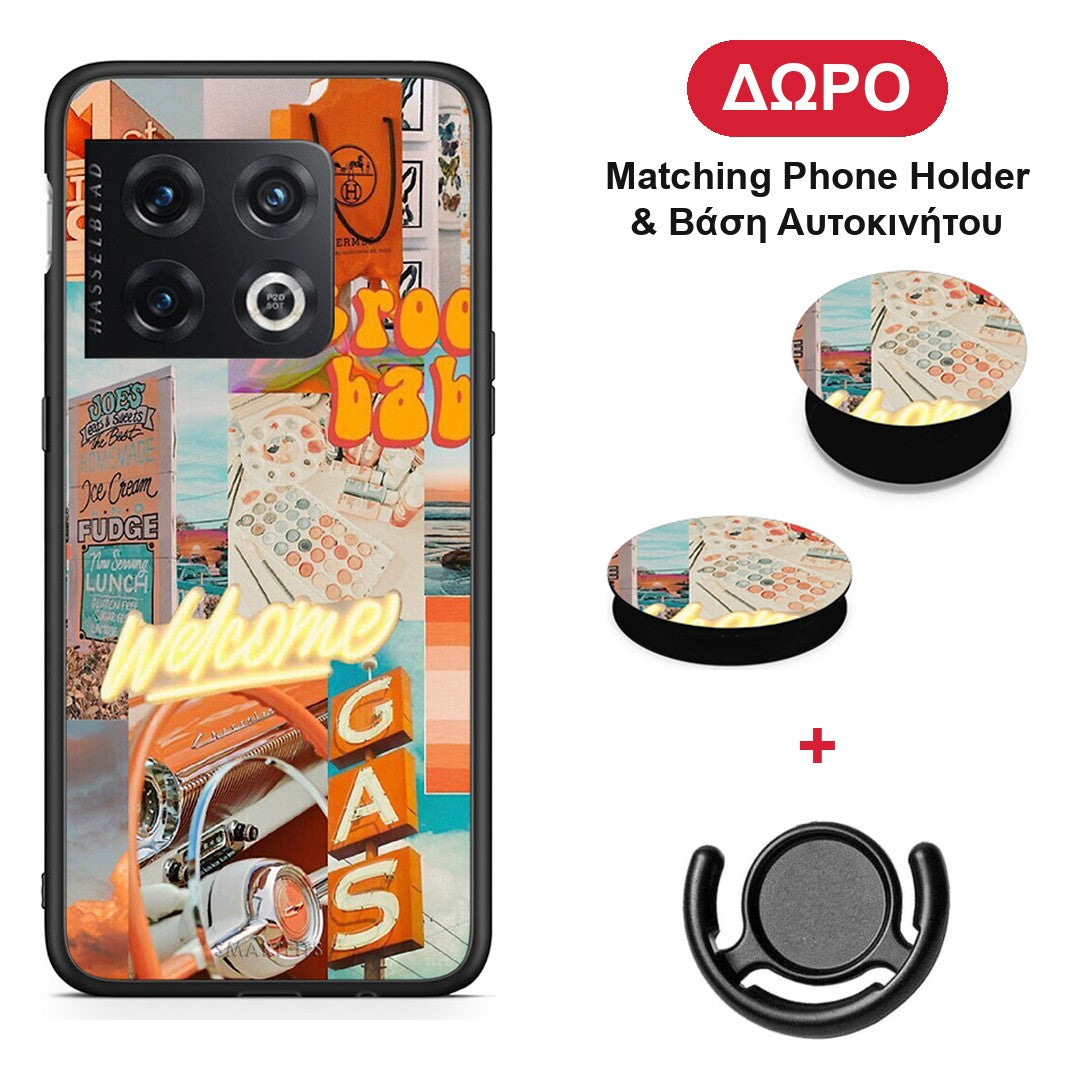 Groovy Babe - OnePlus 10 Pro θήκη + Δώρο Phone Holder & Βάση Αυτοκινήτου