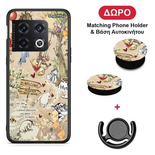 Happy Friends - OnePlus 10 Pro θήκη + Δώρο Phone Holder & Βάση Αυτοκινήτου