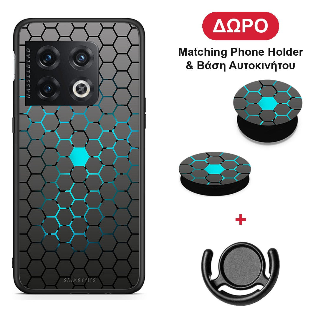 Geometric Hexagonal - OnePlus 10 Pro θήκη + Δώρο Phone Holder & Βάση Αυτοκινήτου