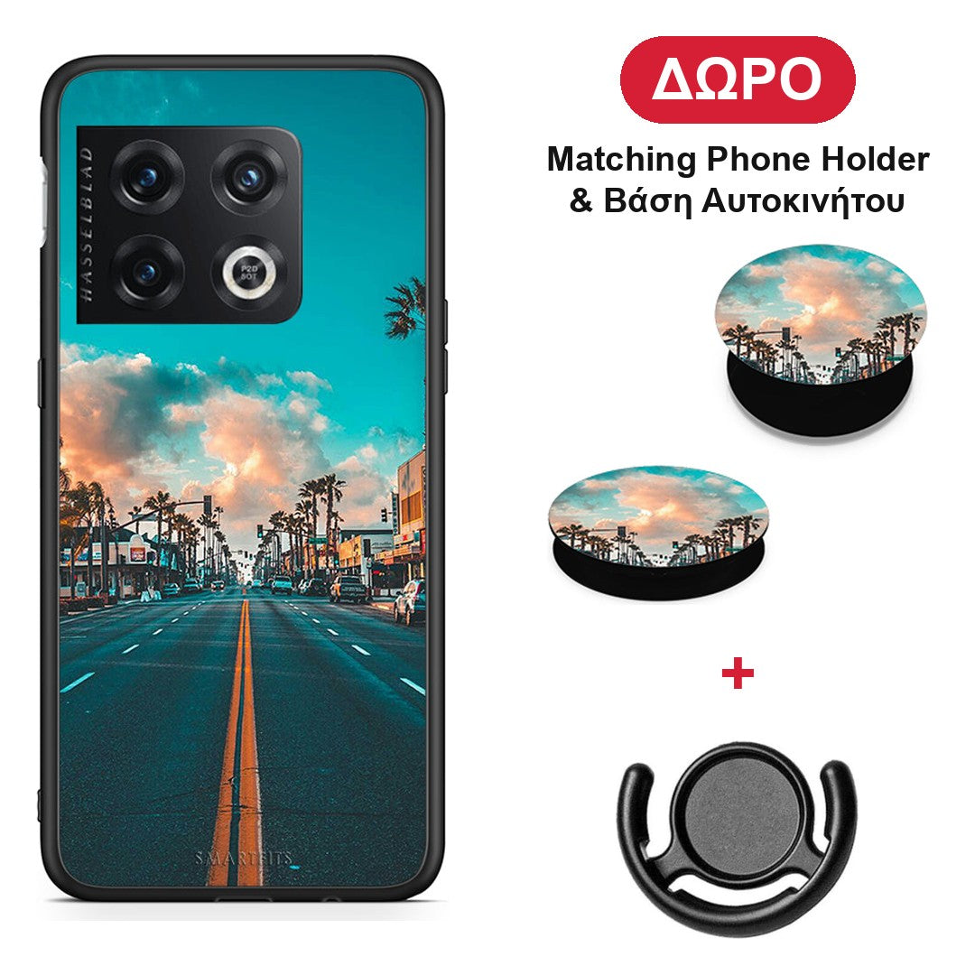 Landscape City - OnePlus 10 Pro θήκη + Δώρο Phone Holder & Βάση Αυτοκινήτου