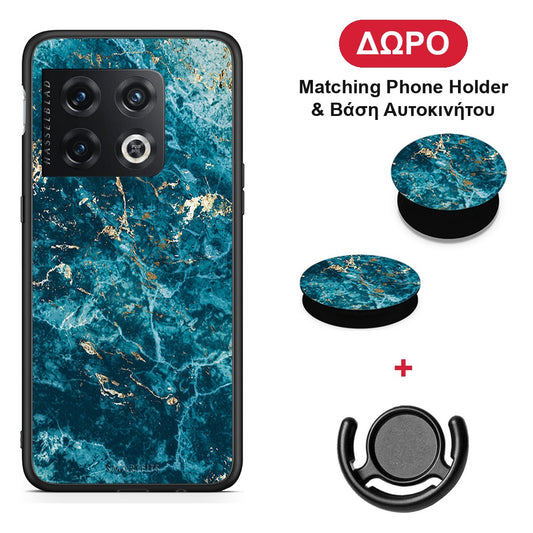 Marble Blue - OnePlus 10 Pro θήκη + Δώρο Phone Holder & Βάση Αυτοκινήτου