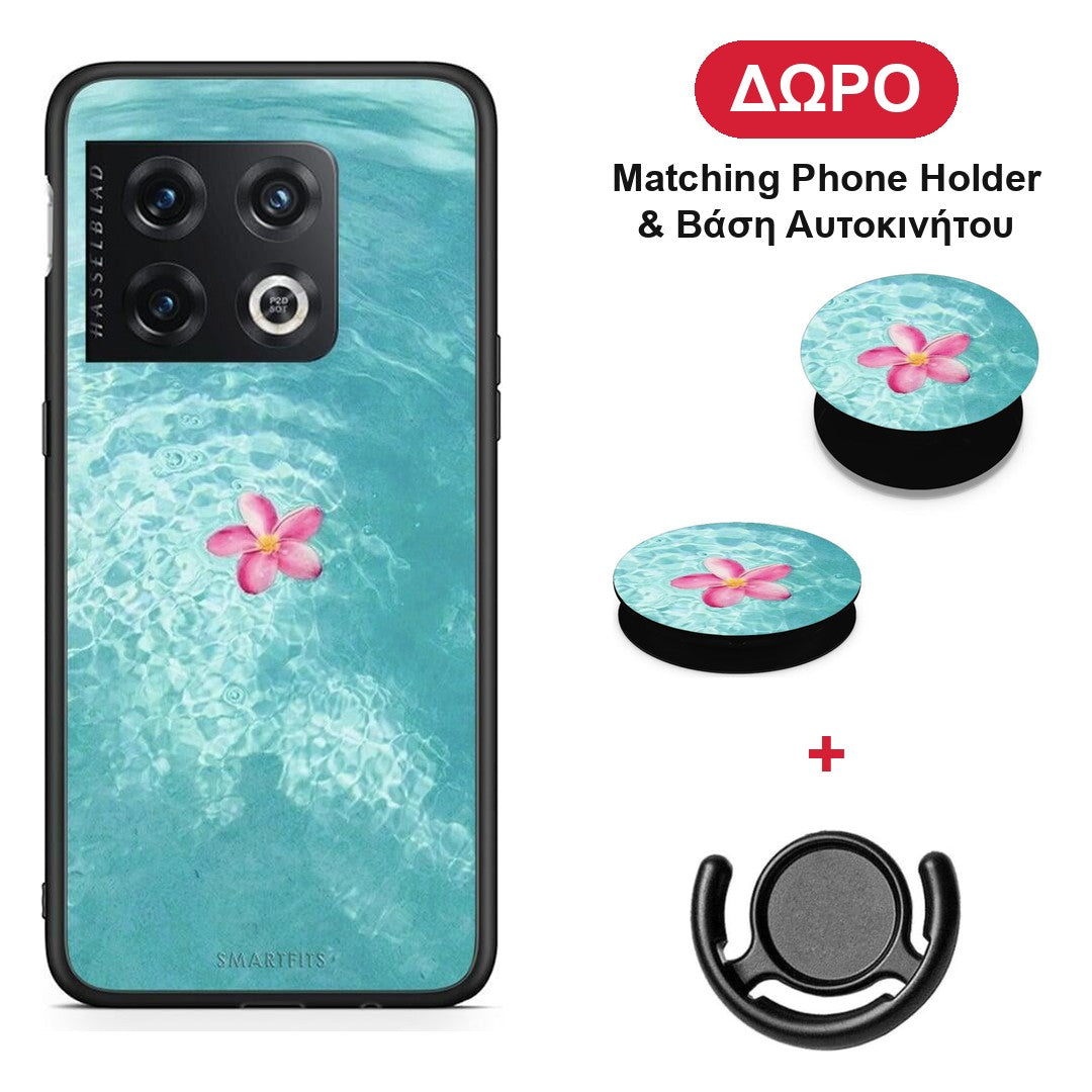 Water Flower - OnePlus 10 Pro θήκη + Δώρο Phone Holder & Βάση Αυτοκινήτου