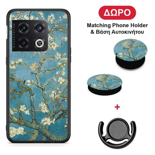 White Blossoms - OnePlus 10 Pro θήκη + Δώρο Phone Holder & Βάση Αυτοκινήτου