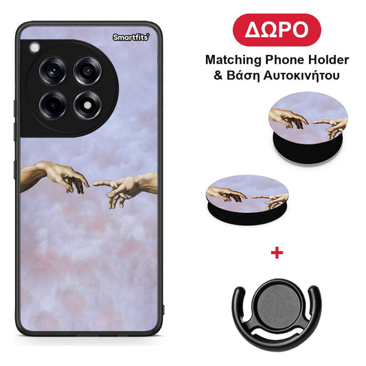 Adam Hand - OnePlus 12R 5G θήκη + Δώρο Phone Holder & Βάση Αυτοκινήτου