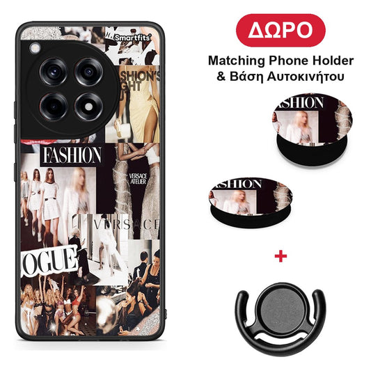Collage Fashion - OnePlus 12R 5G θήκη + Δώρο Phone Holder & Βάση Αυτοκινήτου