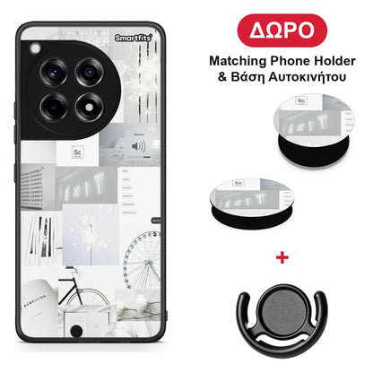 Collage Make Me Wonder - OnePlus 12R 5G θήκη + Δώρο Phone Holder & Βάση Αυτοκινήτου