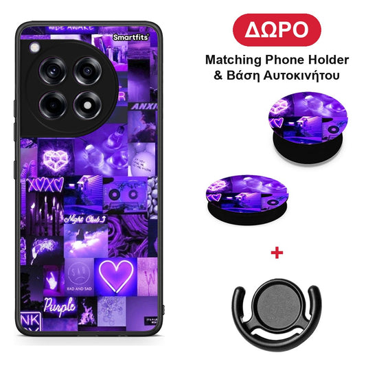 Collage Stay Wild - OnePlus 12R 5G θήκη + Δώρο Phone Holder & Βάση Αυτοκινήτου