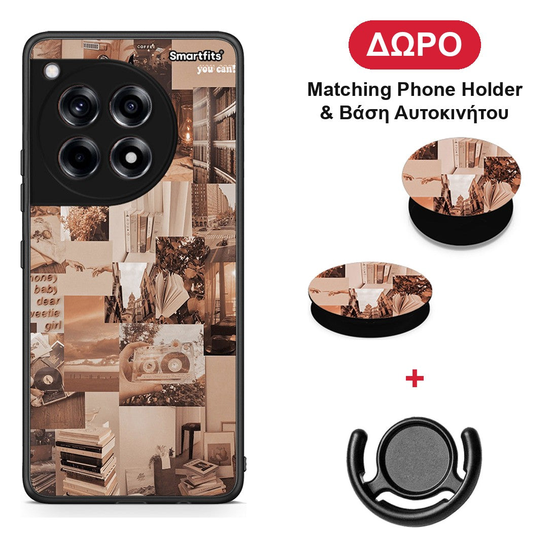 Collage You Can - OnePlus 12R 5G θήκη + Δώρο Phone Holder & Βάση Αυτοκινήτου