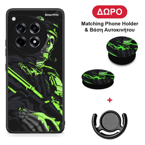 Green Soldier - OnePlus 12R 5G θήκη + Δώρο Phone Holder & Βάση Αυτοκινήτου