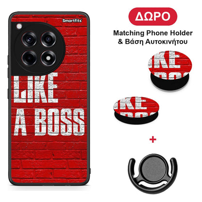 Like A Boss - OnePlus 12R 5G θήκη + Δώρο Phone Holder & Βάση Αυτοκινήτου