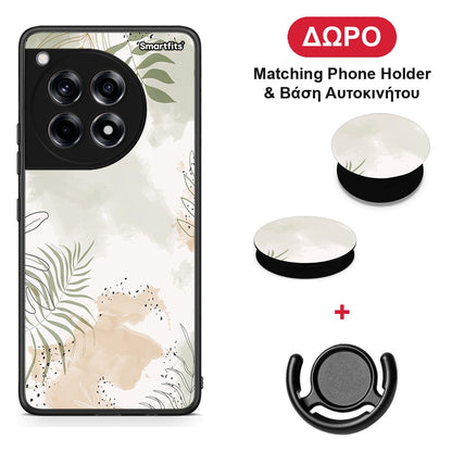 Nude Plants - OnePlus 12R 5G θήκη + Δώρο Phone Holder & Βάση Αυτοκινήτου