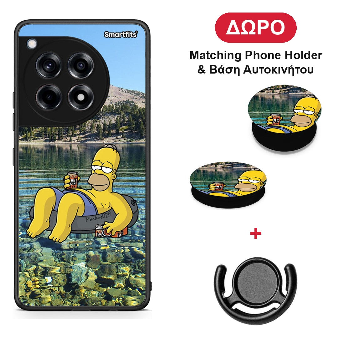 Summer Happiness - OnePlus 12R 5G θήκη + Δώρο Phone Holder & Βάση Αυτοκινήτου
